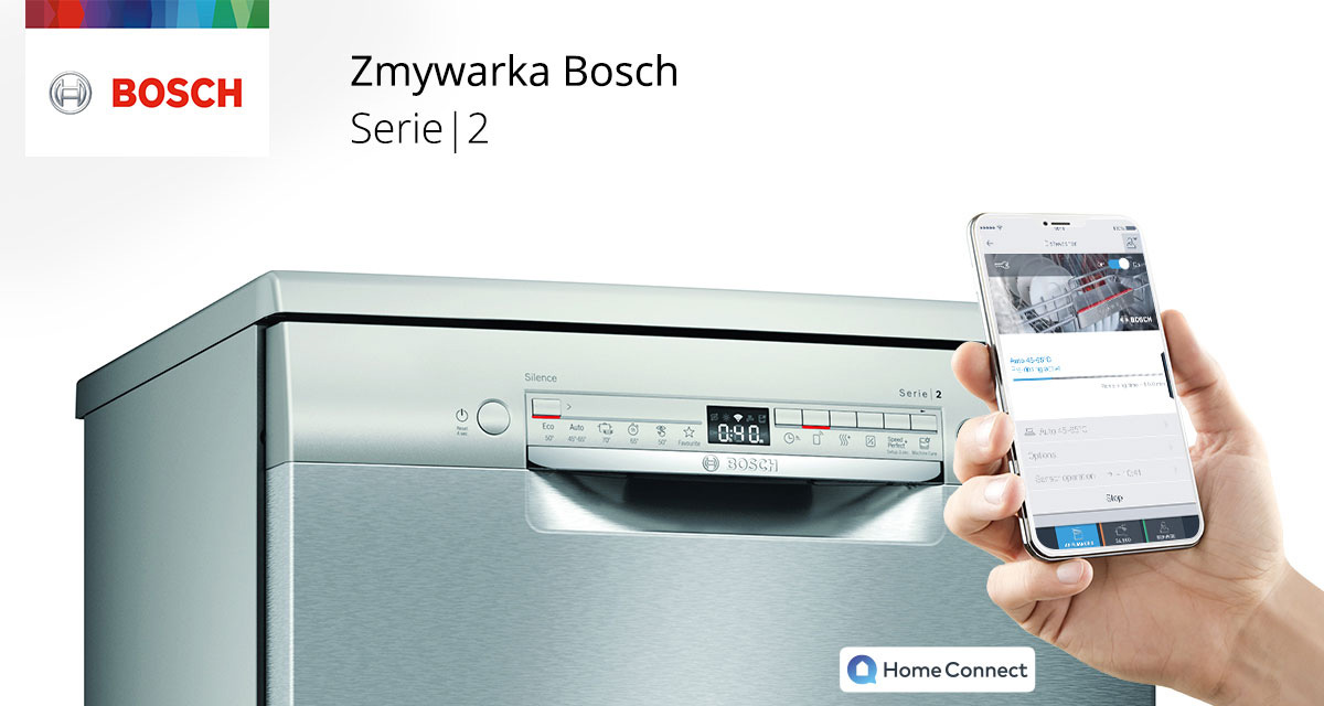 Máy rửa bát Bosch SMS2HVI72E- tính năng home connect