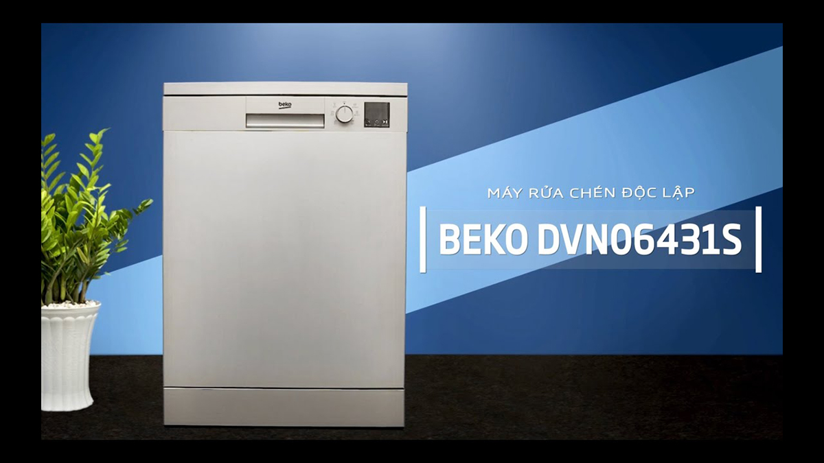Máy rửa bát Beko DVN06431S thiết kế độc lập