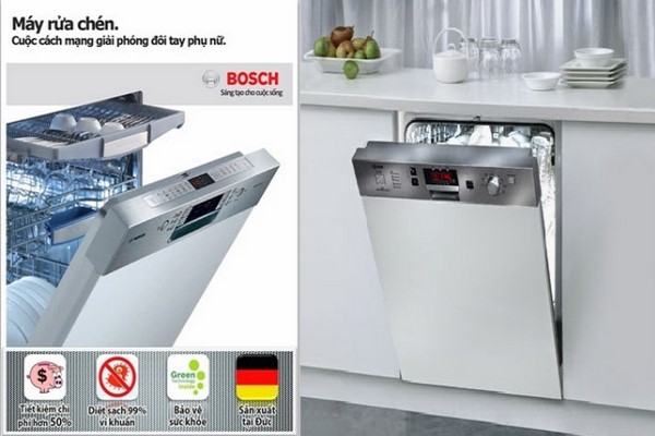 Chế độ sấy máy rửa bát Bosch hoạt động như thế nào?