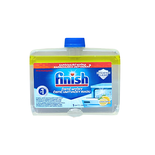 Dung dịch vệ sinh máy rửa bát Finish 250 ml - Màu Vàng (Hương Chanh)
